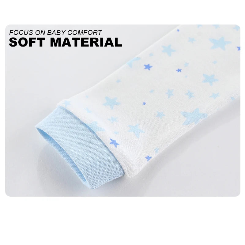 3 Pcs Solid Zipper Baby Rompers 100%Cotton