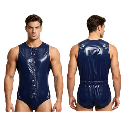 Mens Tear Away Backless, Nightclub Party Jumpsuit