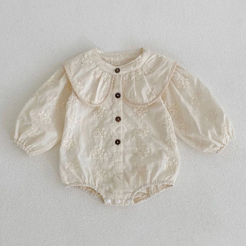 Infant Baby Girls Sleeveless Knit Rompers