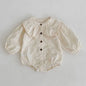Infant Baby Girls Sleeveless Knit Rompers