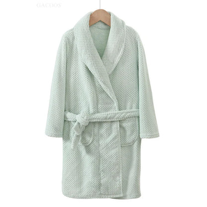 Boys/Girls Warm Fleece Flannel Bath Robes