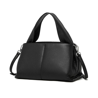 Hifashion Cowhide Genuine Leather Tote Handbags Women