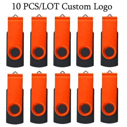10pcs Flash Drive Flash Memory Card Memory Stick