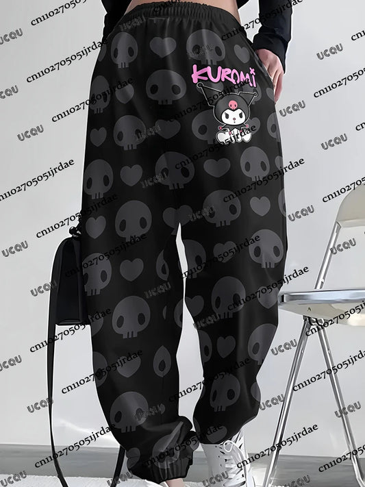 Casual Jogger Pants Kuromi Cartoon Cute Pants