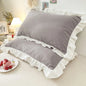 Princess Pillowcases With Ruffles Multiple Sizes Comfortable