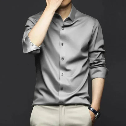 Men's Long Sleeve Luxurious Wrinkle Resistant Shirts