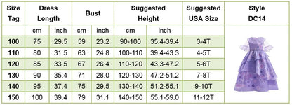 Girls Elsa Anna Dress Princess Carnival Jasmine Rapunzel