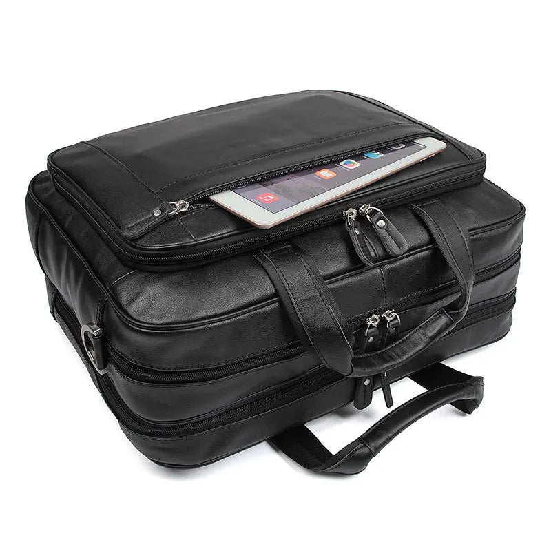 Genuine Leather Men Briefcase Business bag