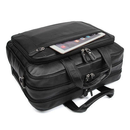 Genuine Leather Men Briefcase Business bag