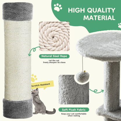 Tall Multi-Cat Climbing Tower for Pet Furniture