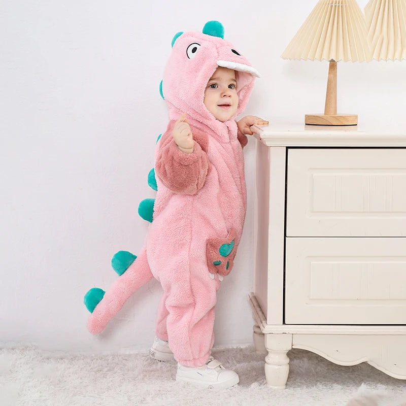 Boy/Girl Onesie Dinosaur Cosplay Hooded jumpsuits