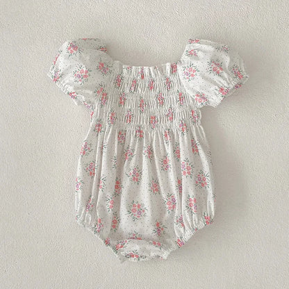 Sweet Baby Girls Embroider Rompers Sleeveless Rompers