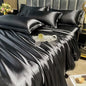 Silk Duvet Cover Bed Sheet Pillowcase Luxury
