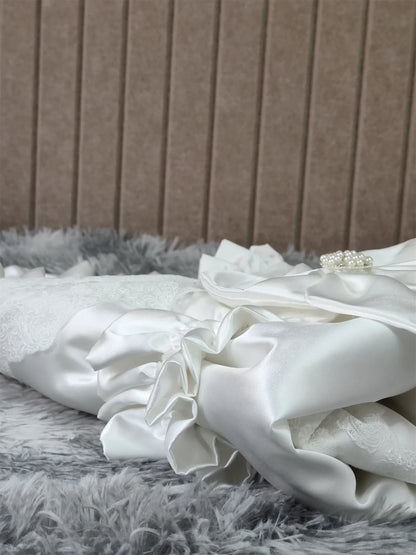 Luxury Soft Satin Swaddle Blankets Girls/Boys Wraps