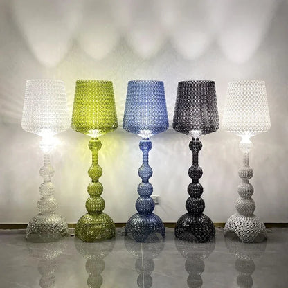 Italian Designer's Creative Hollowed Out Floor Lamp