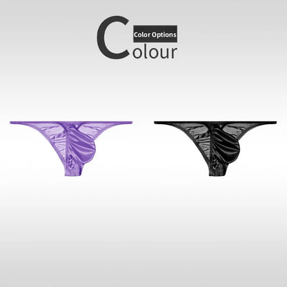 Low Waist Ice Silk Smooth Men's e Underwear