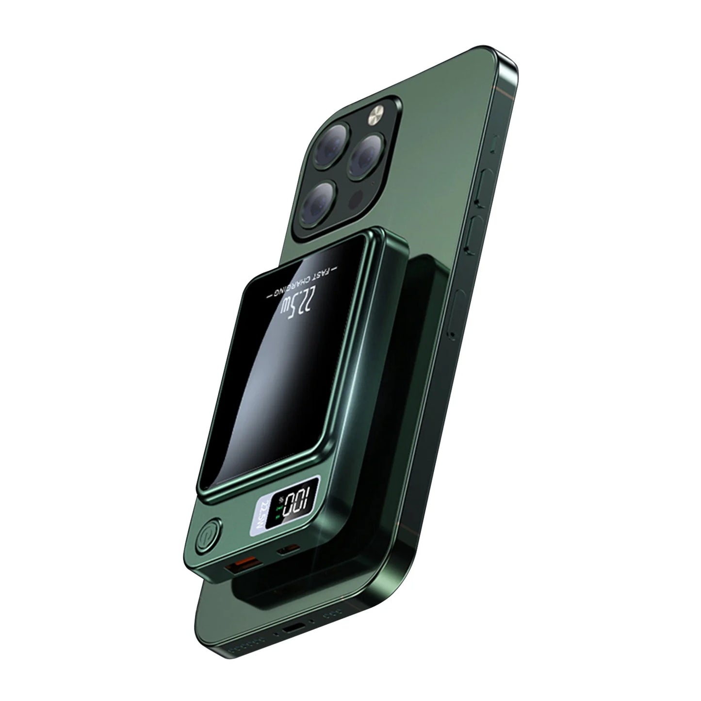 10000mAh Power Bank Magnetic Wireless Charger