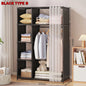 Wardrobe Closet Dustproof Storage Rack Organizer Container