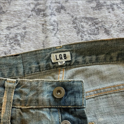 Retro Casual Rock Style Micro-Horn Jeans
