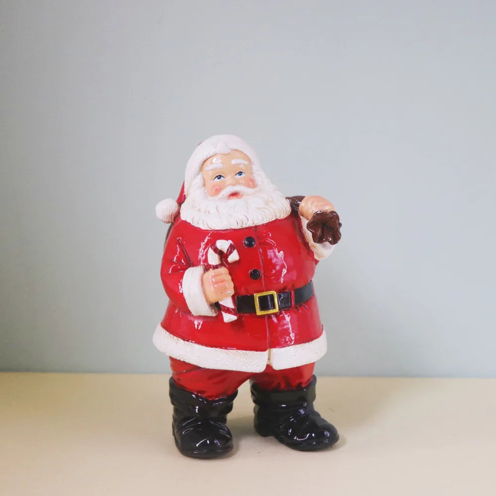 Resin Santa Claus Sculpture Holiday Accessories Decoration
