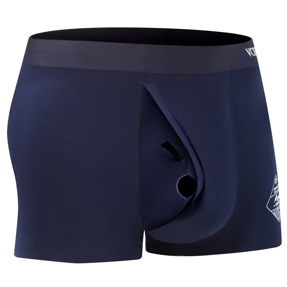 Dual Pouch Breathable Physical Therapy Boxers Men