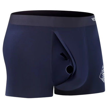 Dual Pouch Breathable Physical Therapy Boxers Men