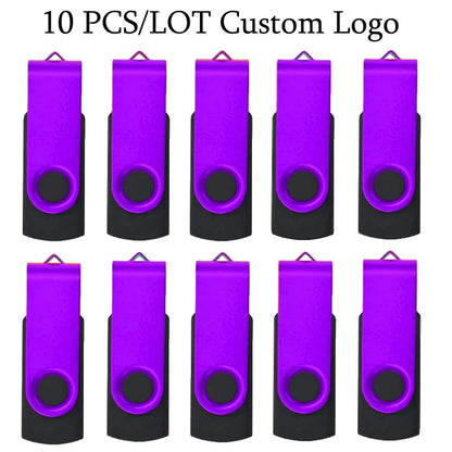 10pcs Flash Drive Flash Memory Card Memory Stick