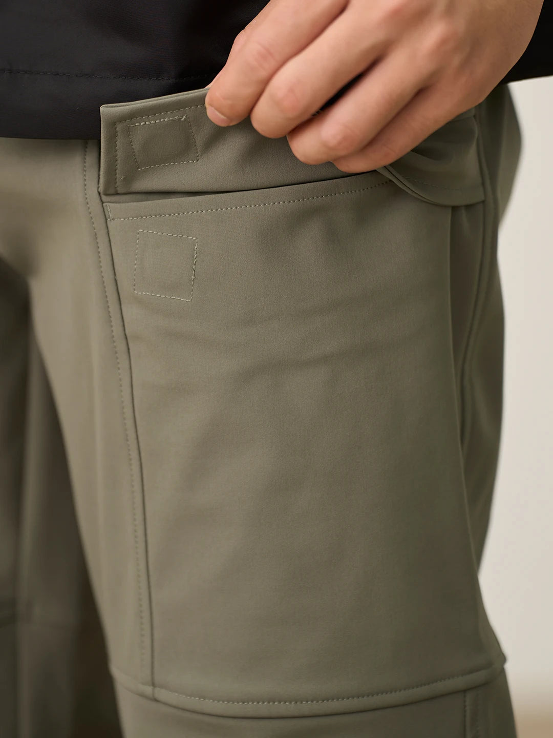 Loose Straight Water Repellent Softshell Hiking Trouser