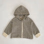 Girls Solid Color Knitted Cardigan Long Sleeves
