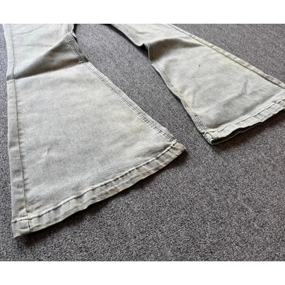 Washed Blue Zipper Pocket Fit Slim Jeans