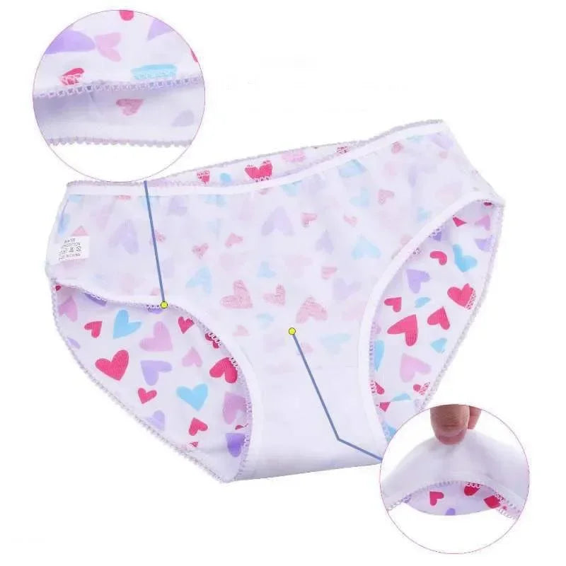 12Pc Girls Boys Cotton Panties Briefs Underwear