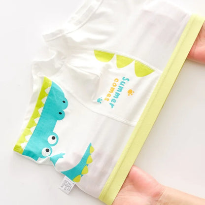 4PCS Cute Cartoon Boys Breathable Comfort Underwear