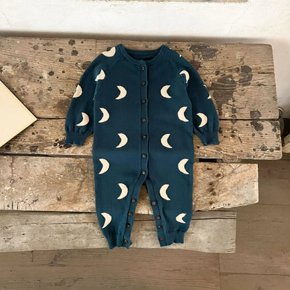 Boy/Girl Pure Cotton Cartoon Crawling Clothes