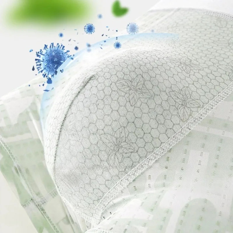 4PCS Teens Boy Mesh Breathable Antibacterial Underwear