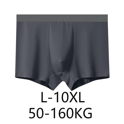 3pcs Chubby Man Loose Boxers Underwear Oversized