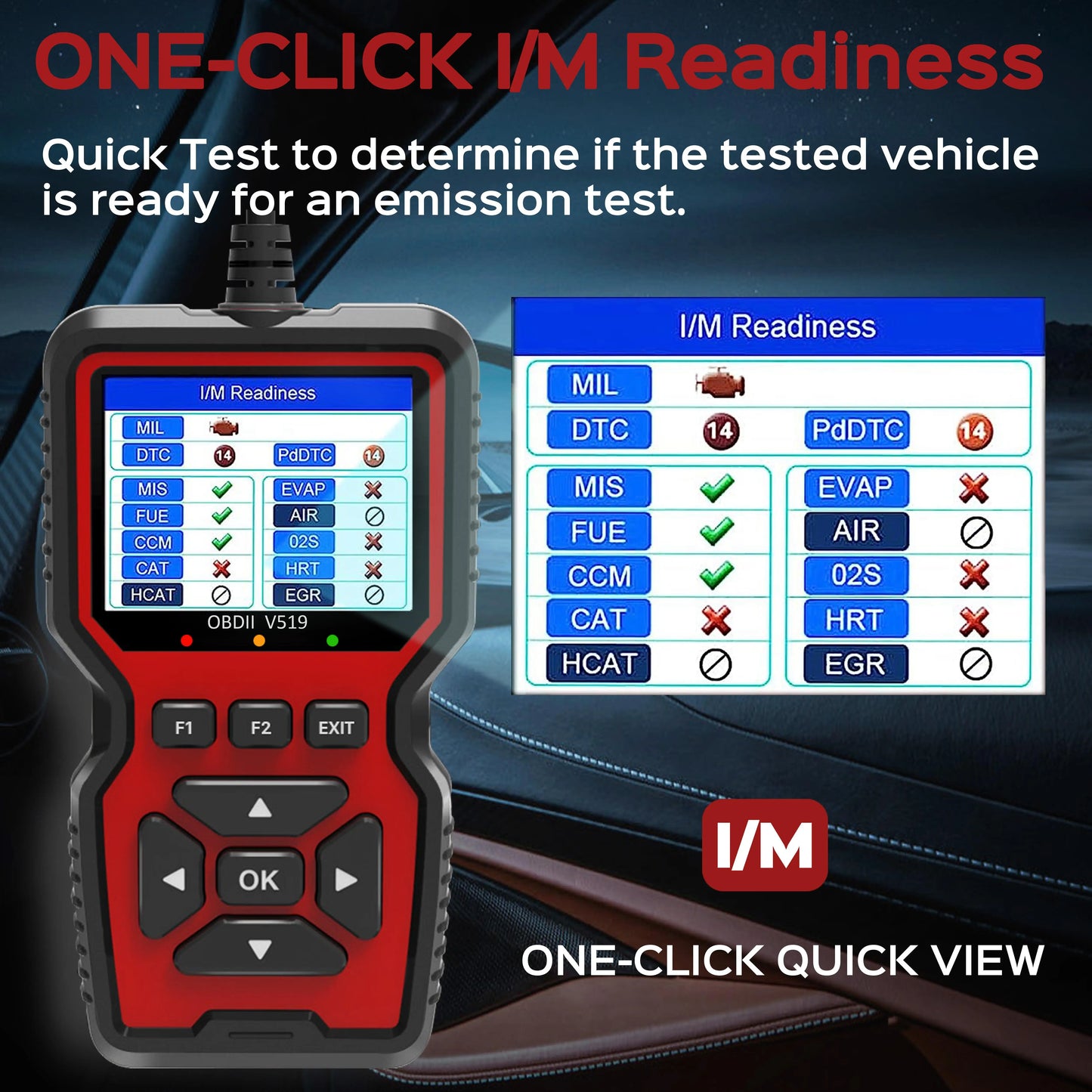 Mechanic OBDII Diagnostic Code Reader Tool