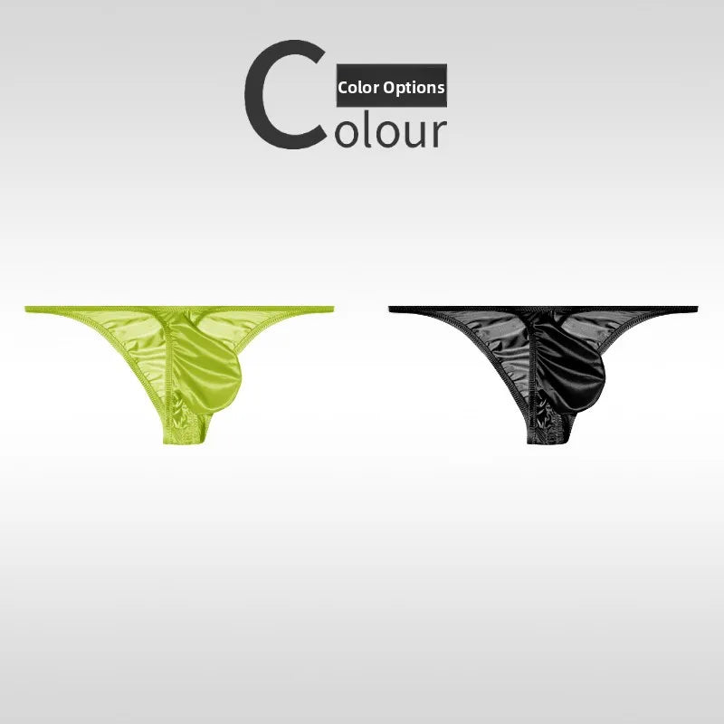 Low Waist Ice Silk Smooth Men's e Underwear
