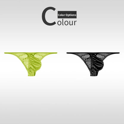 Low Waist Ice Silk Smooth Men's e Underwear