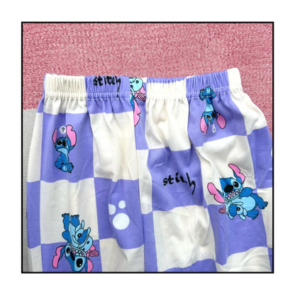 2 Pcs Boys/Girls Stitch Pajamas Casual Sleepwear Long Sleeve