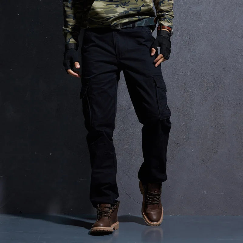 Work Khaki Tactical Pants Men Military Jogger