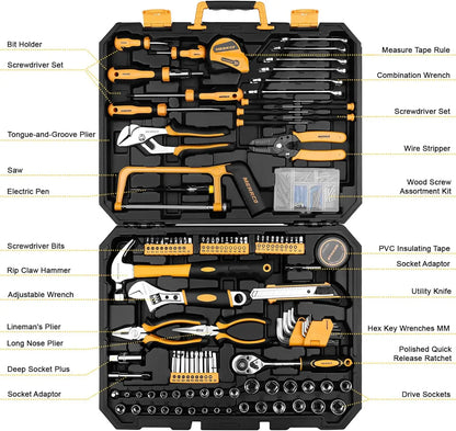 198 Piece Home Repair Tool Kit