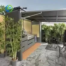 Outdoor Kitchen Pods BBQ Cooking Cabin with Electrical