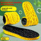 Men/Women Thick Sports Insoles Padded with Anti Odor