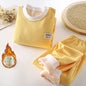 2 Pcs Plush Girls Breathable Casual Wear