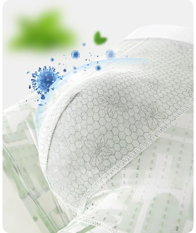 4PCS Teens Boy Mesh Breathable Antibacterial Underwear