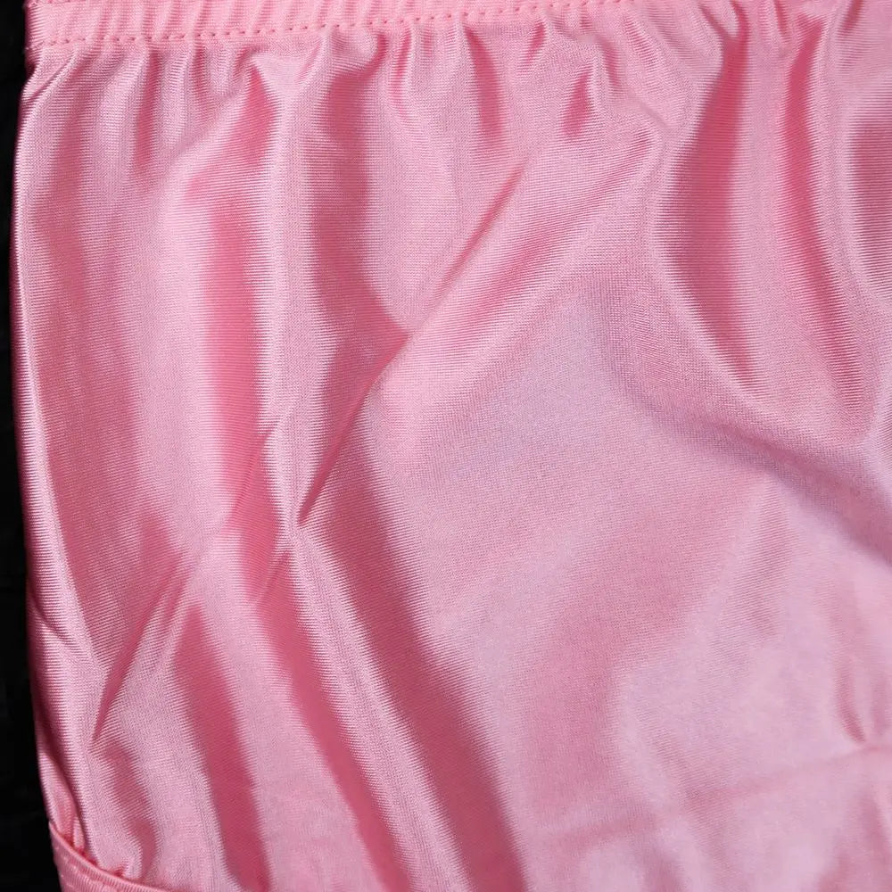 Shiny Ice Silk Satin Tight Elastic Panties