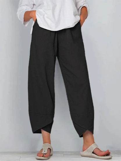 Women Sweatpants Joggers Women Cotton Linen Casual