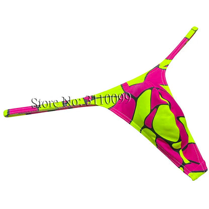 Men‘s Thong Micro Bikini Swim  Pouch G-string