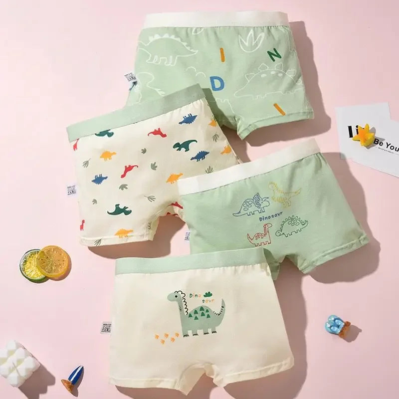 4PC Boys  Boxer Underwear  Cotton