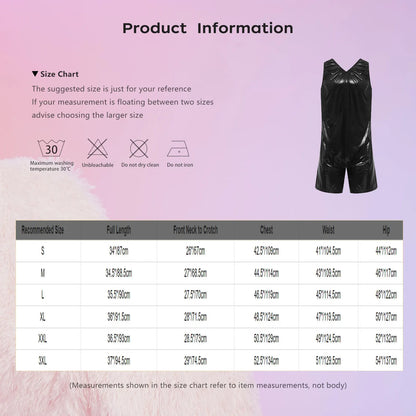 Mens Tear Away Backless, Nightclub Party Jumpsuit